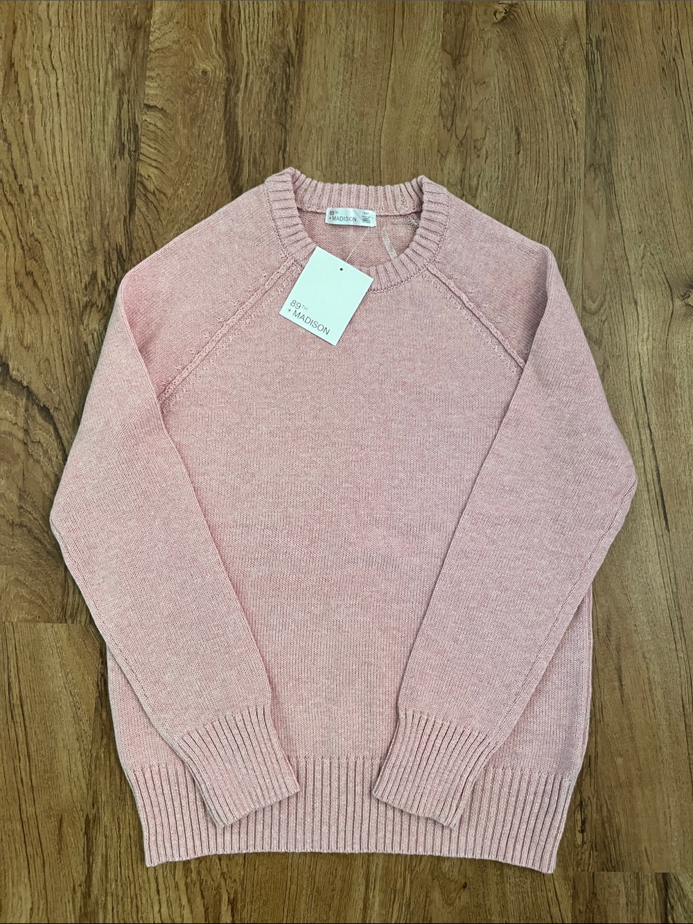 NWT 100% Cotton 89th + Madison Crewneck Sweater